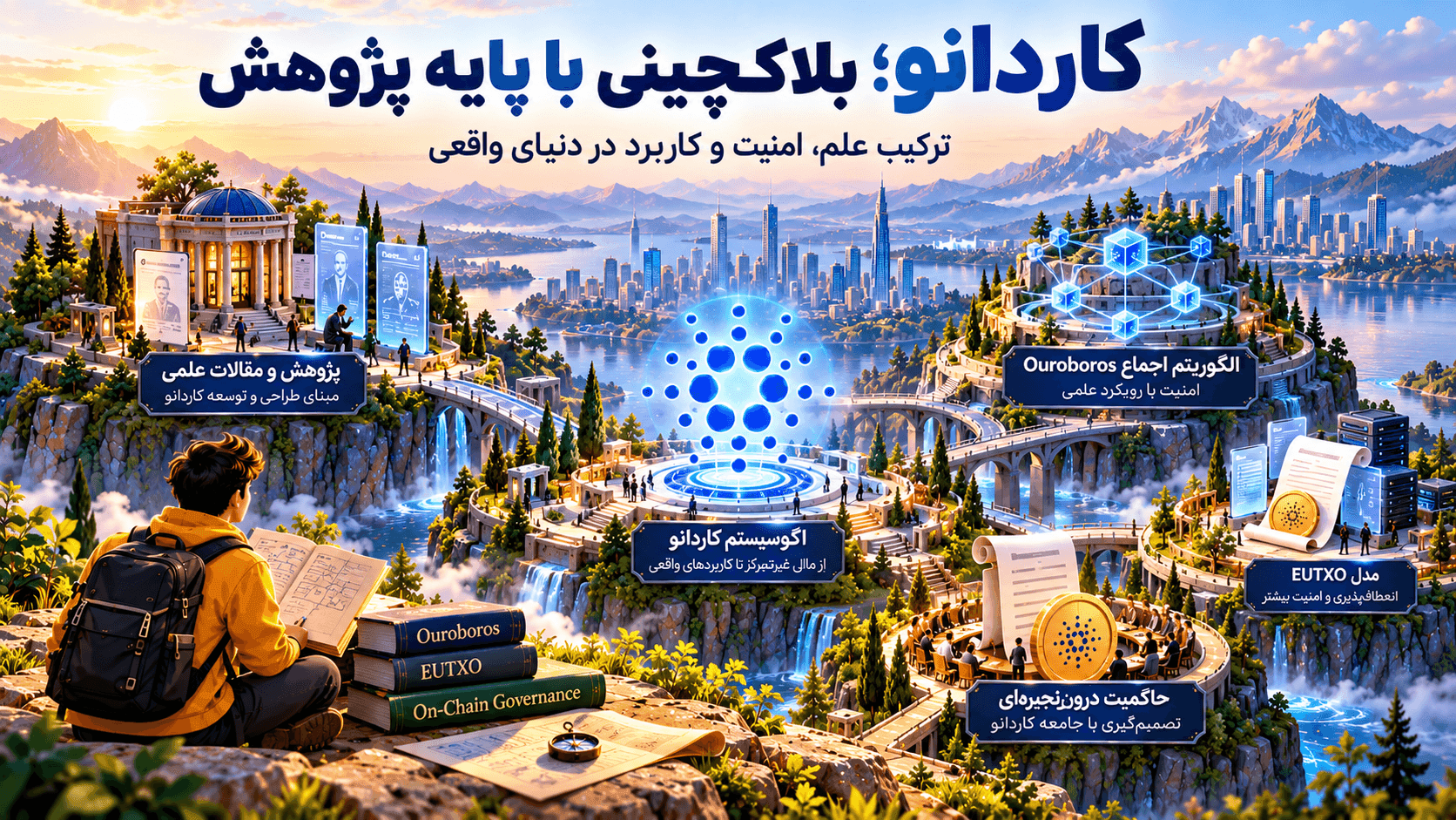 کاردانو چیست؟ آشنایی با شبکه Cardano، ارز ADA و کاربردها در 2026