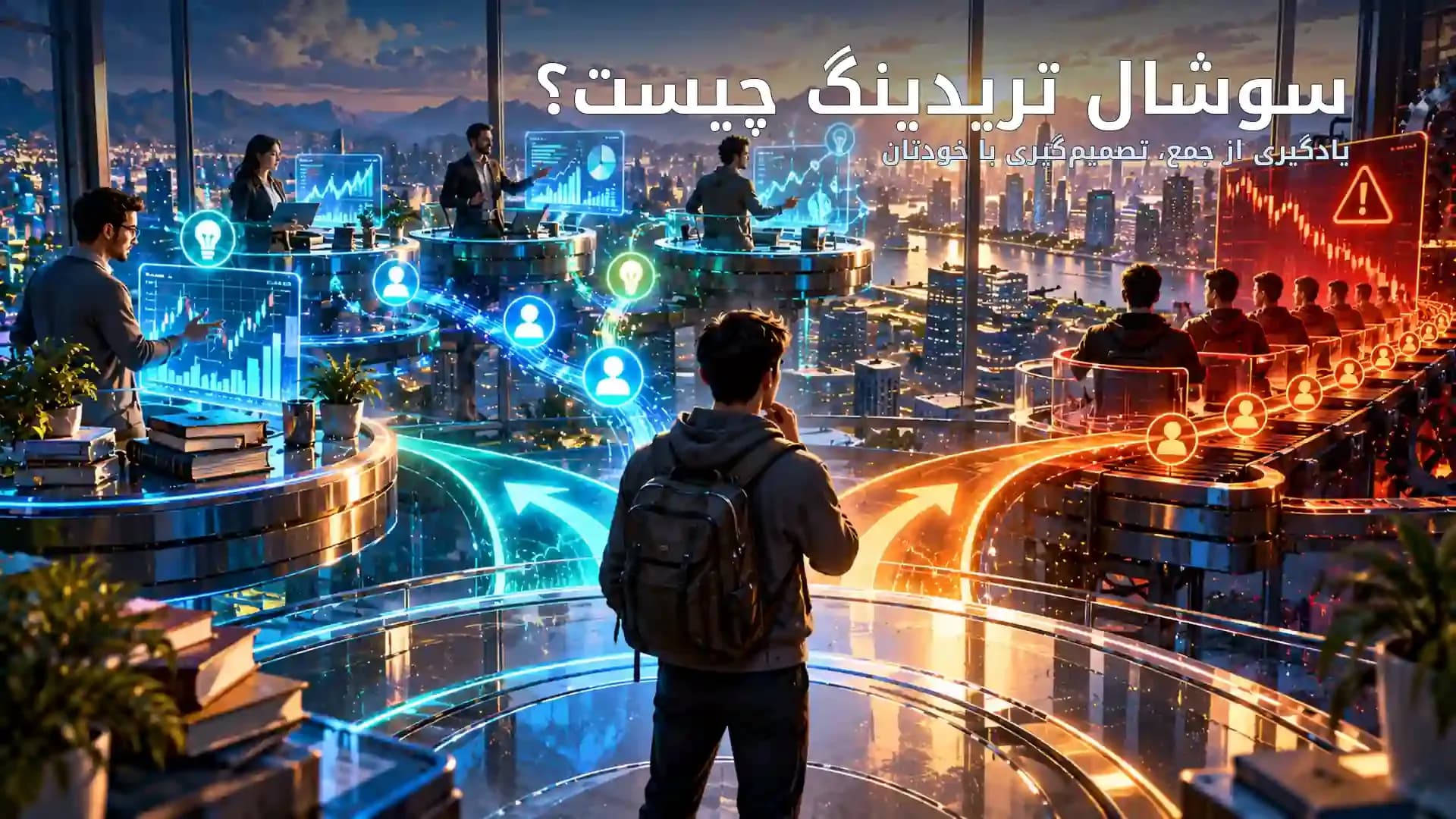 سوشال تریدینگ چیست؟ تفاوت با کپی تریدینگ، مزایا و خطرها