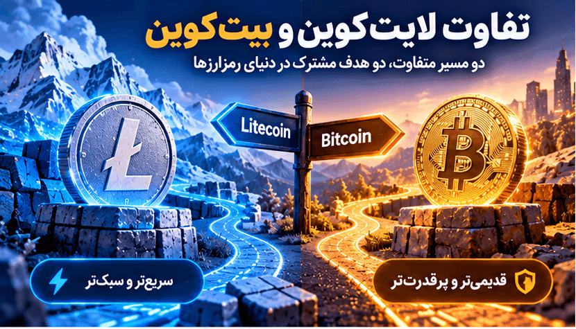 لایت کوین و بیت کوین چه تفاوتی با یکدیگر دارند؟