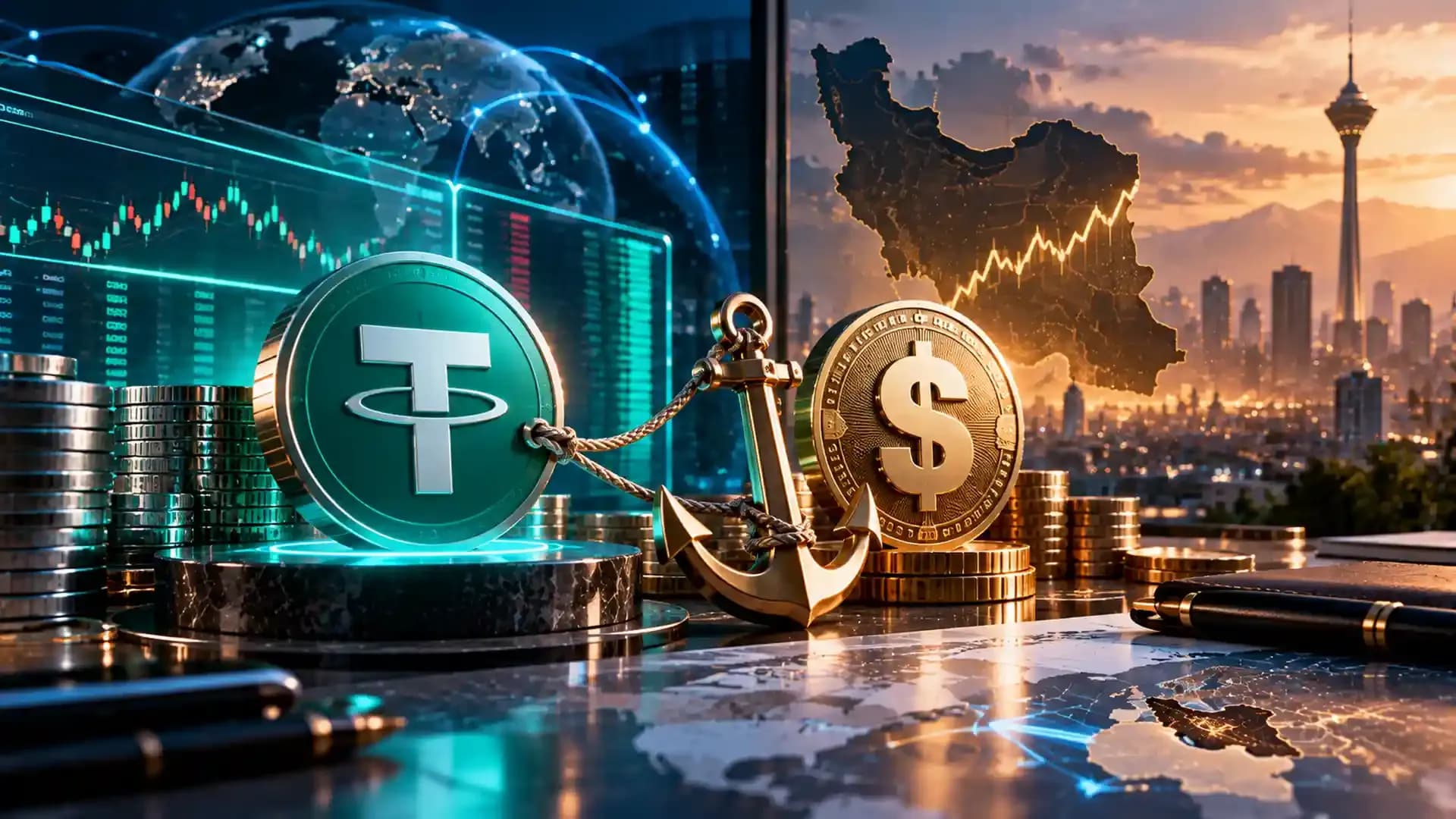 علت نوسان قیمت تتر چیست؟ دلایل تغییر قیمت جهانی و تومانی USDT