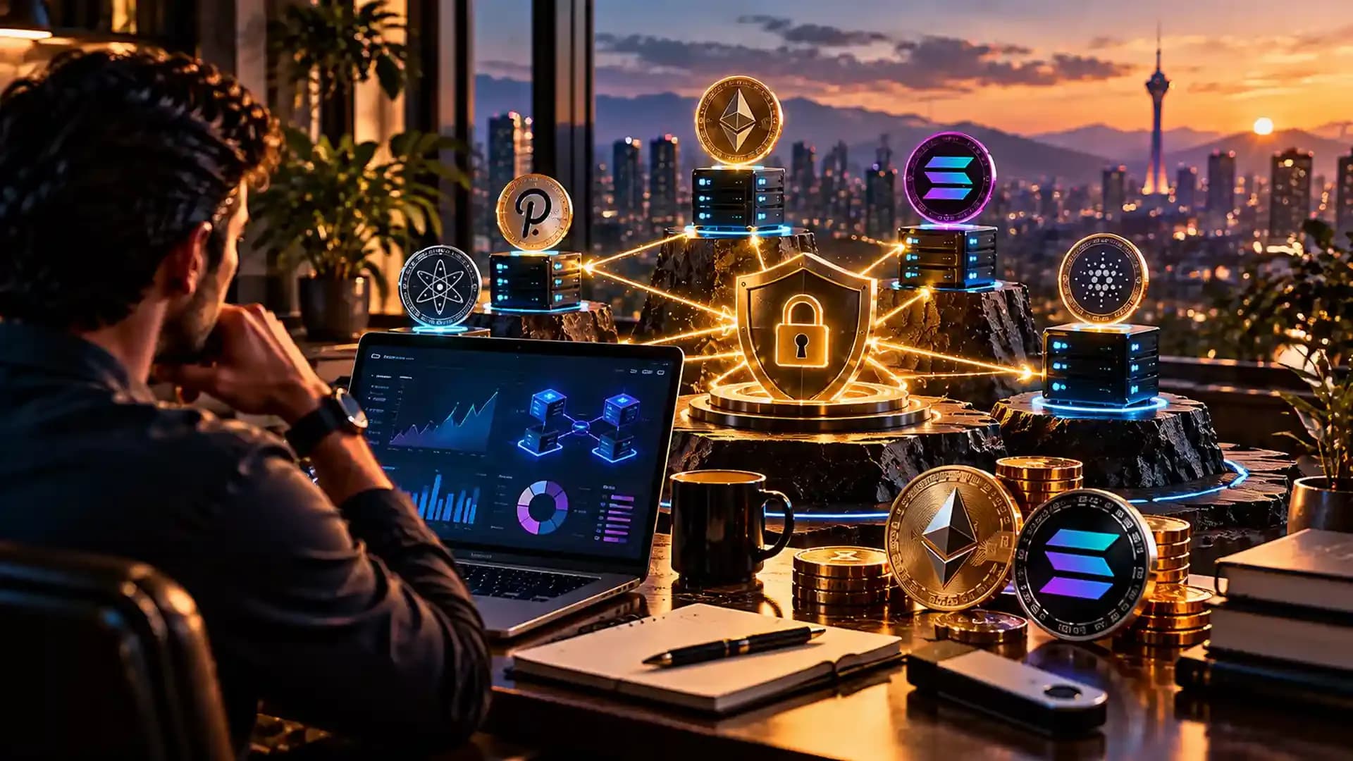 بهترین ارز دیجیتال برای استیکینگ در 2026؛ مقایسه 10 دارایی و ریسک‌ها