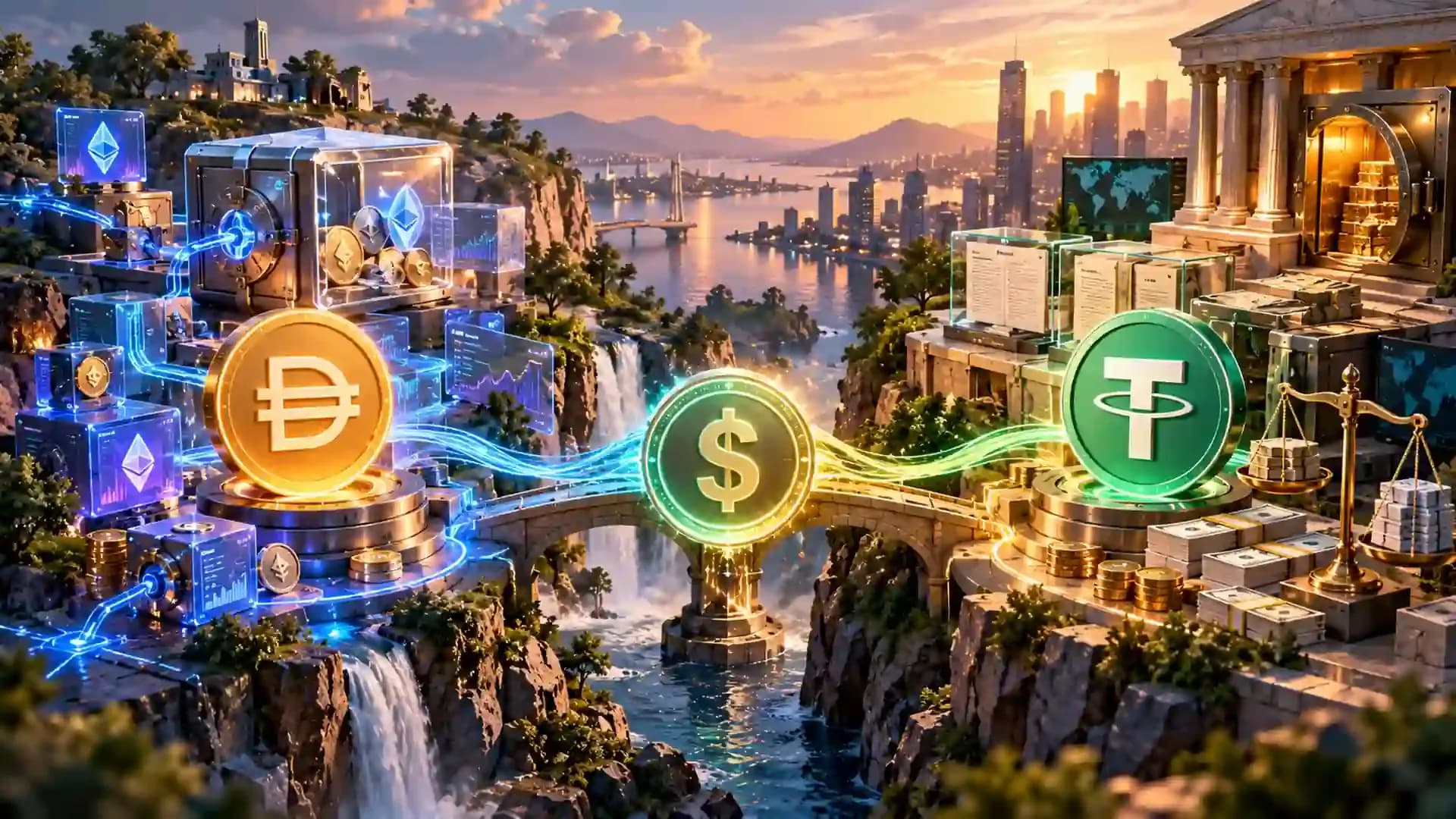 تفاوت ارز دیجیتال تتر (USDT) و دای (DAI) چیست؟