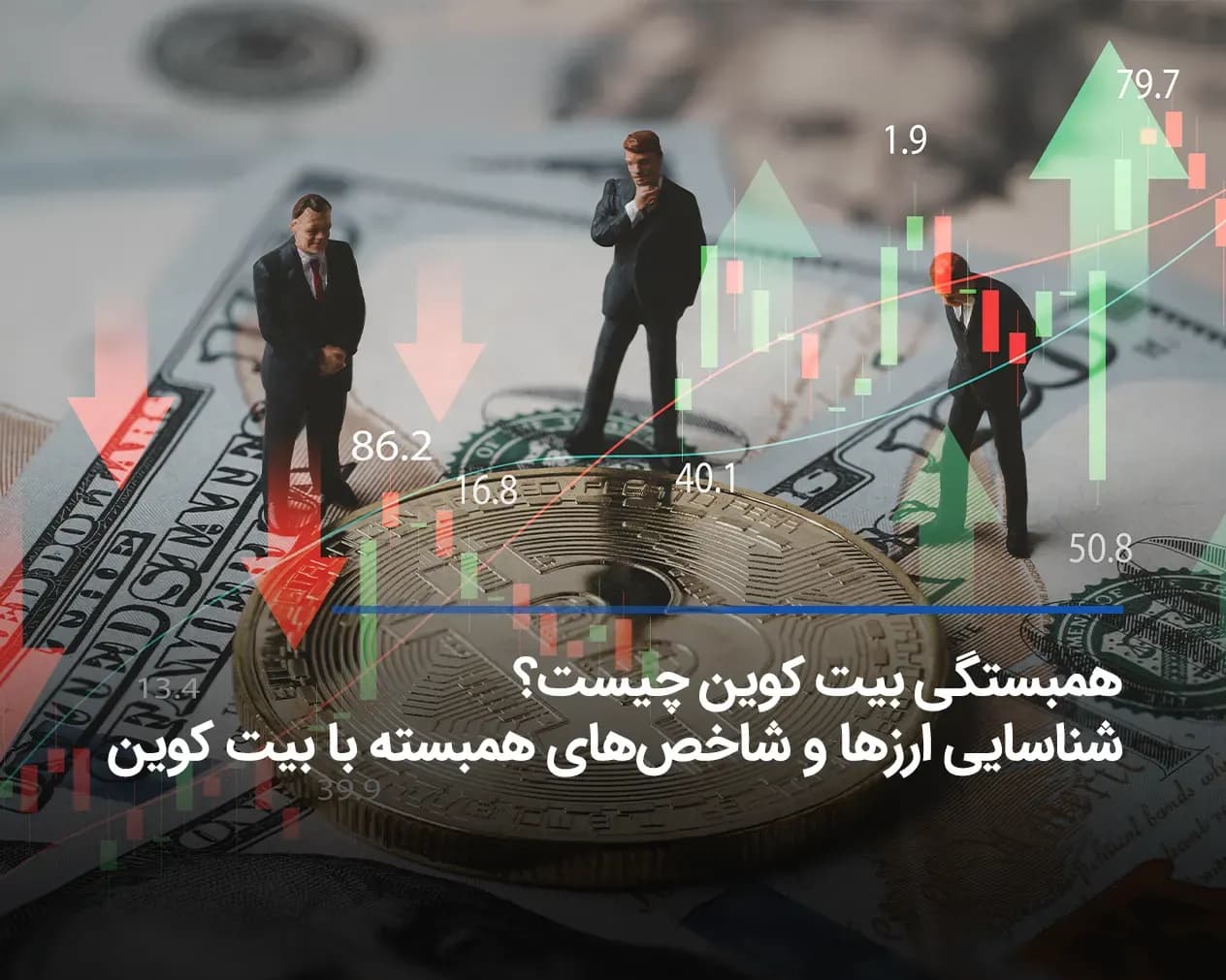 همبستگی بیت کوین چیست؟ شناسایی ارزها و شاخصهای همبسته با بیت کوین