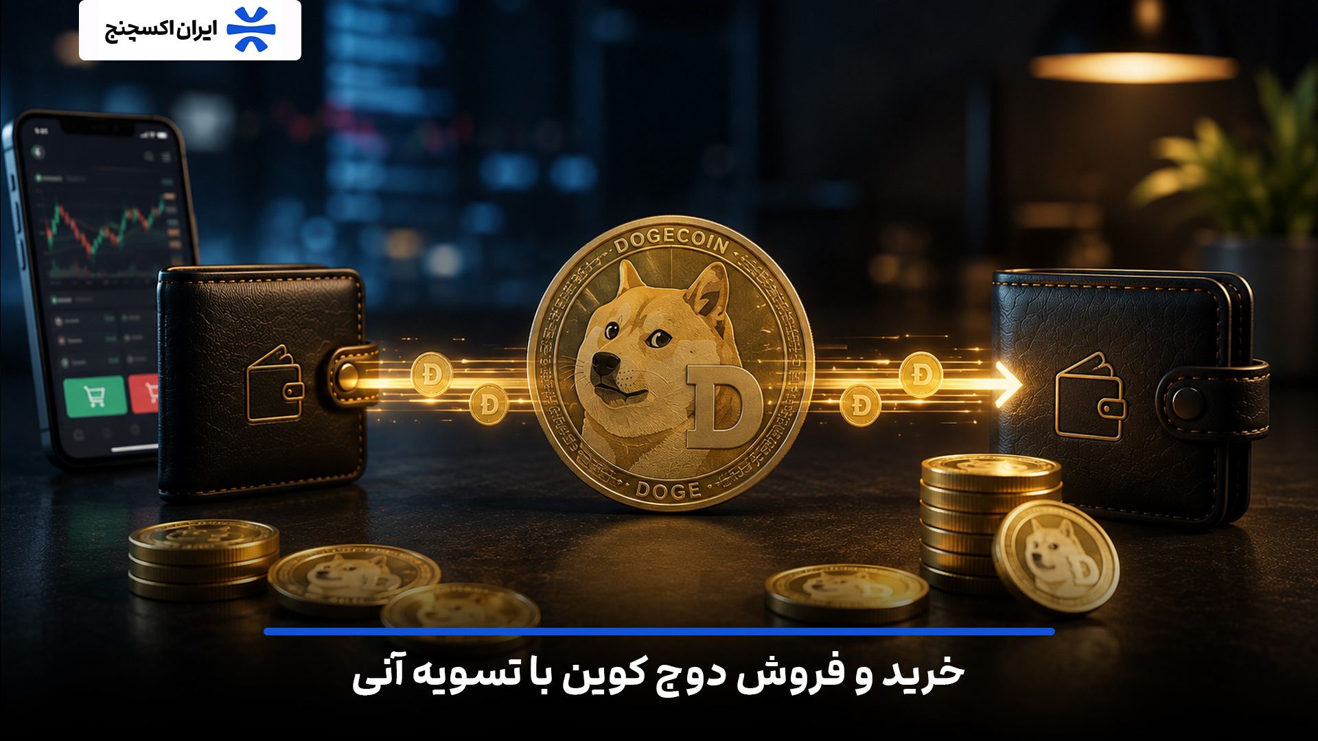 خرید و فروش دوج کوین با تسویه آنی