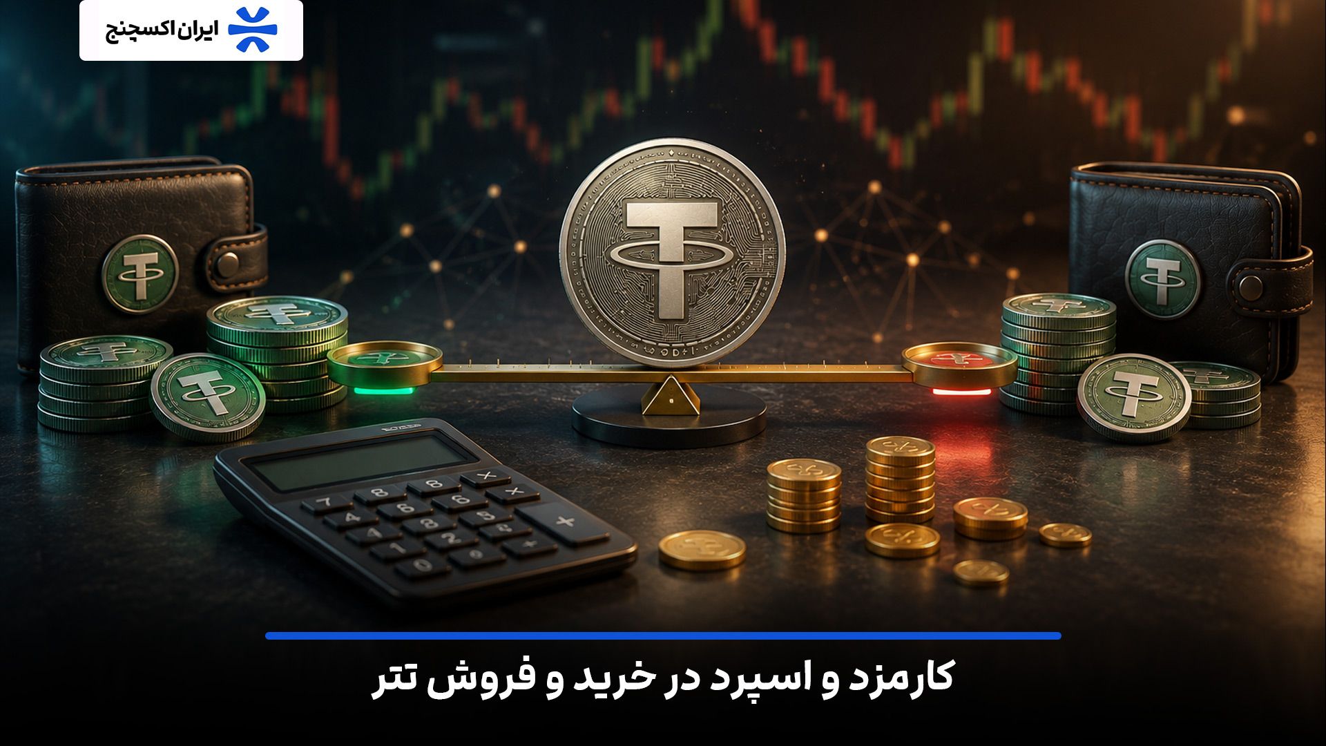 بررسی کارمزد و اسپرد در خرید و فروش تتر