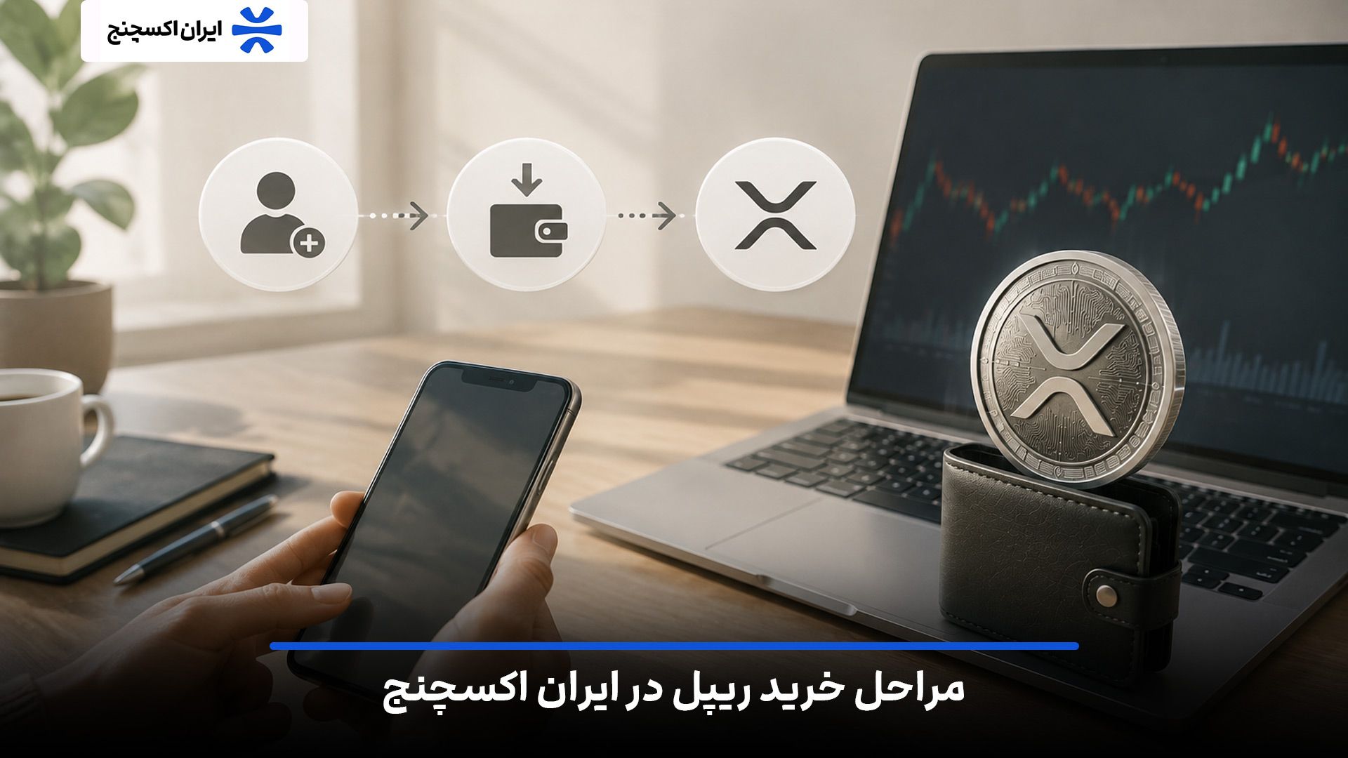 راهنمای گامبهگام خرید ریپل (XRP) در ایران اکسچنج