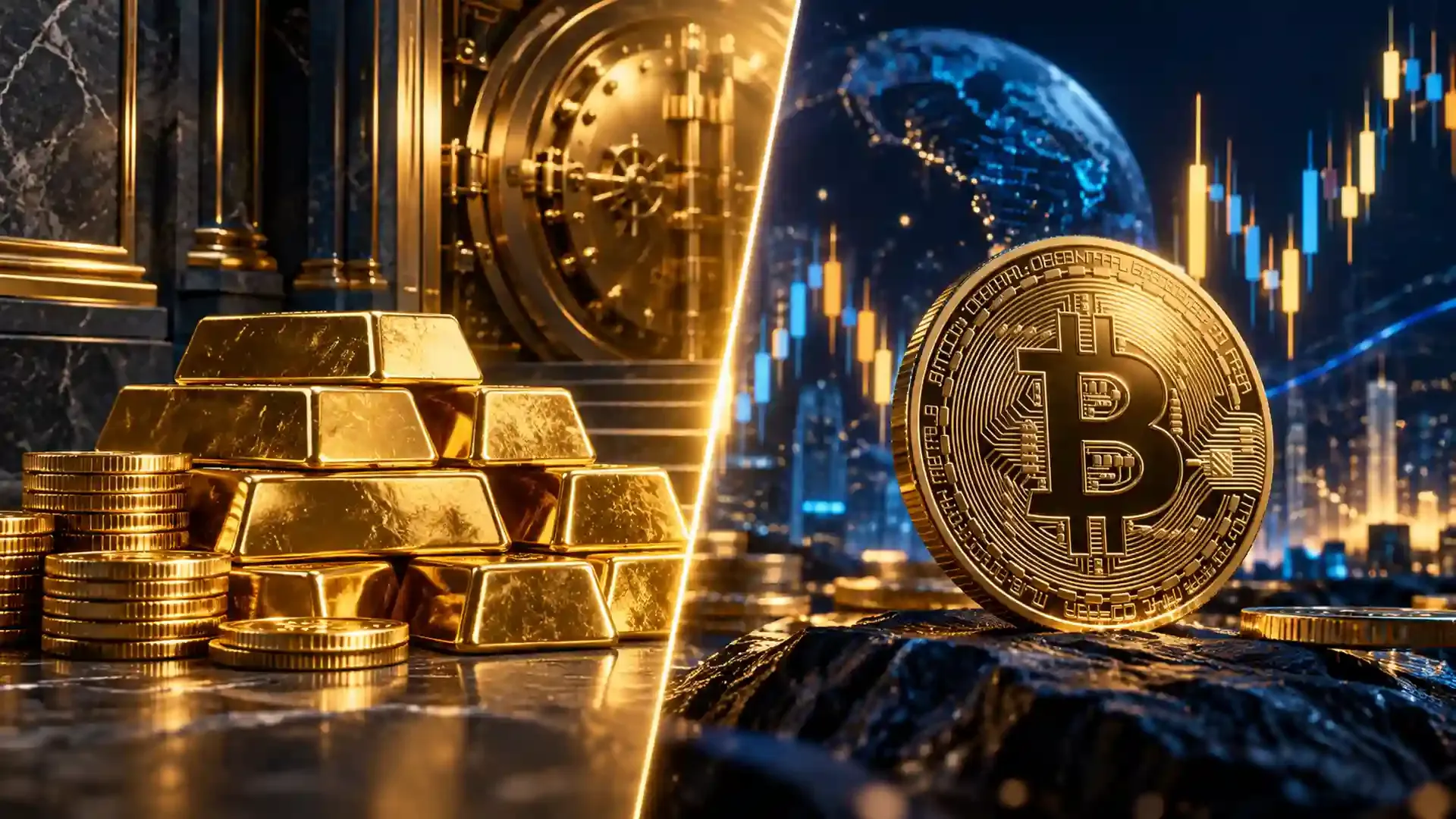 مقایسه طلا و بیتکوین یک انتخاب میان ویژگیهای متفاوت است، نه رقابت برای تضمین بیشترین سود.